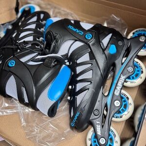 Capix Black and Blue Inline Skates